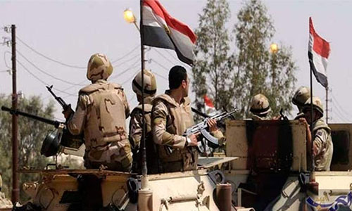 fuerzas egipcias en Al Arish Las fuerzas egipcias abortan un ataque en la ciudad de Al Arish